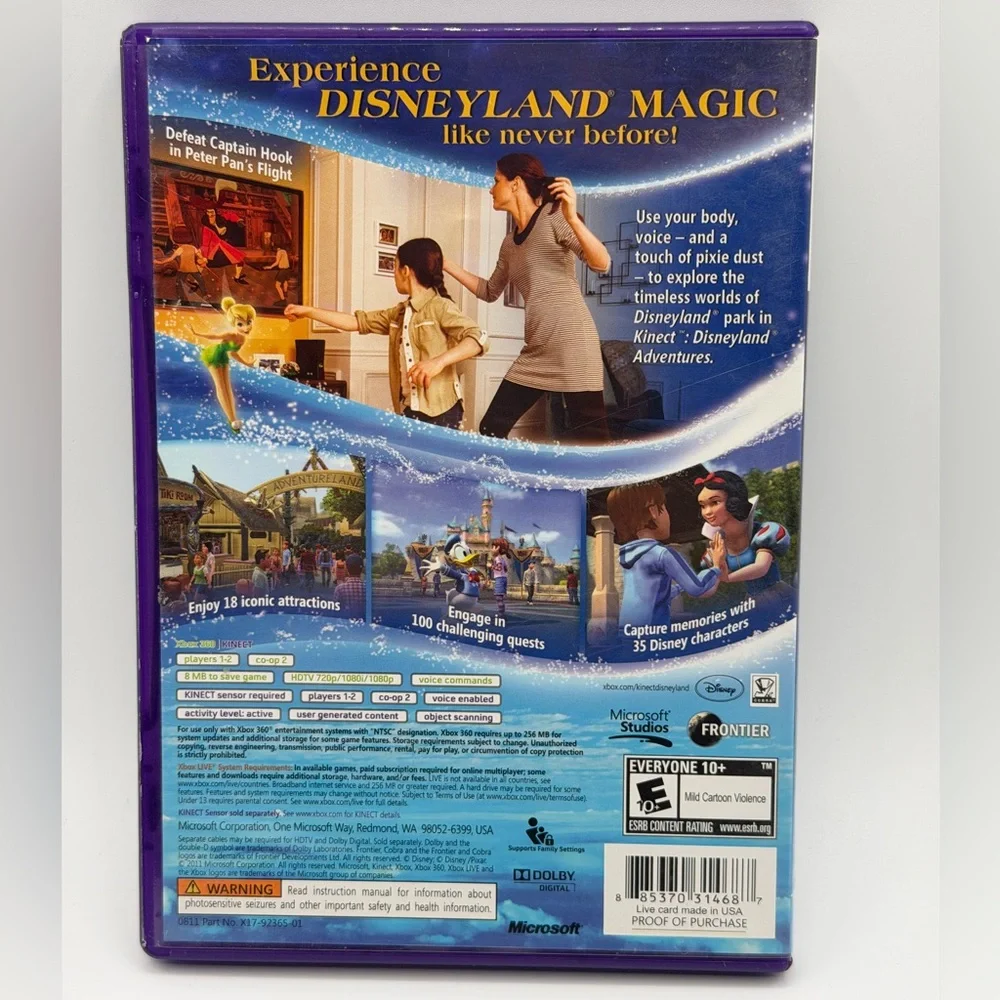 Kinect Disneyland Adventures (Microsoft Xbox 360, 2011)